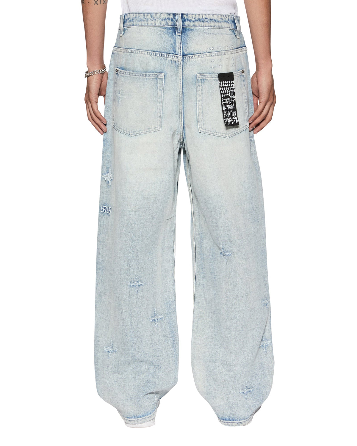 Mens Maxx Legacy Plus Baggy Denim Jeans - Denim