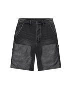 Mens Maxx Operator Short Torqued Black Relaxed Walkshorts - Black