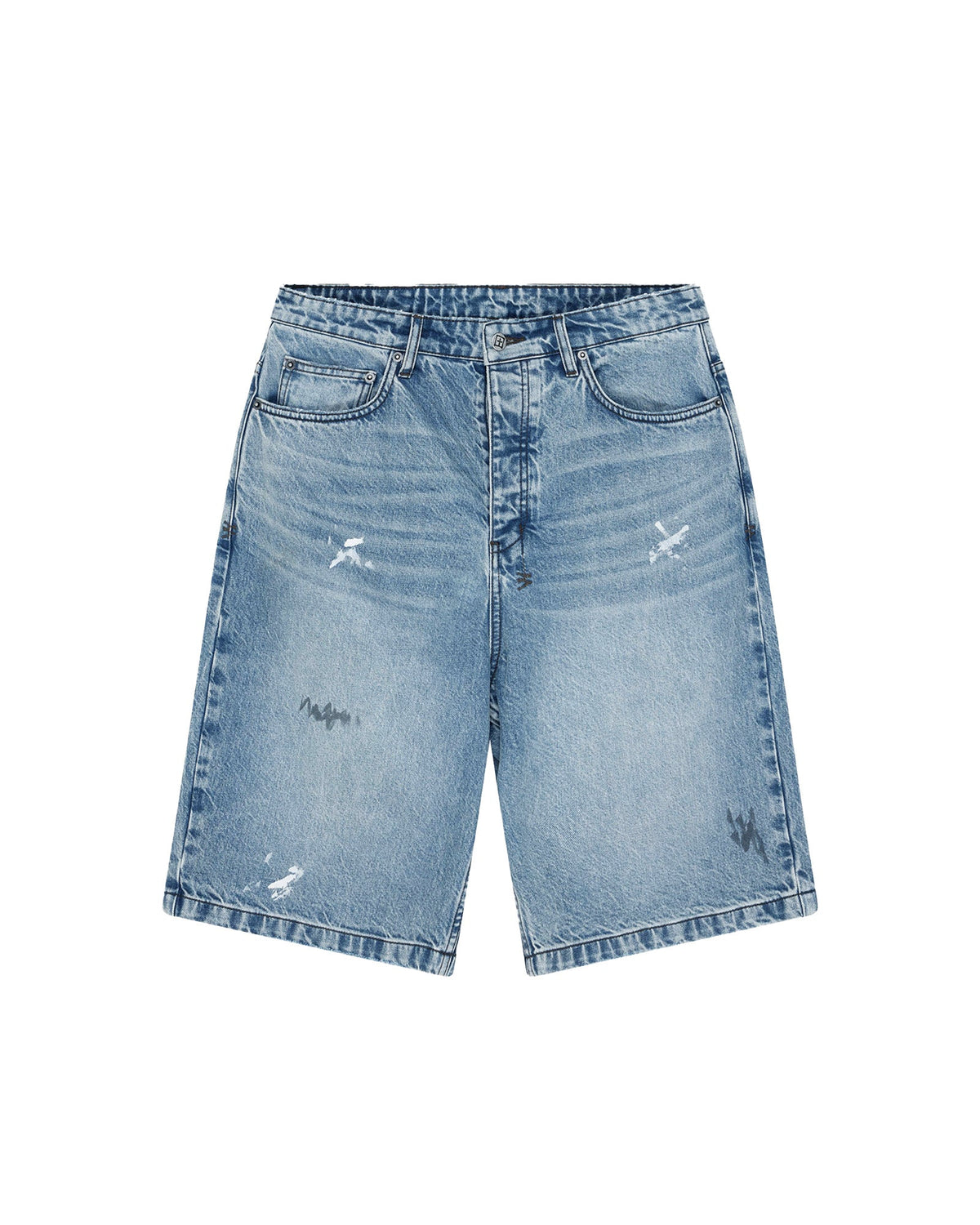 Mens Maxx Short Painter Blue Relaxed Walkshorts - Denim