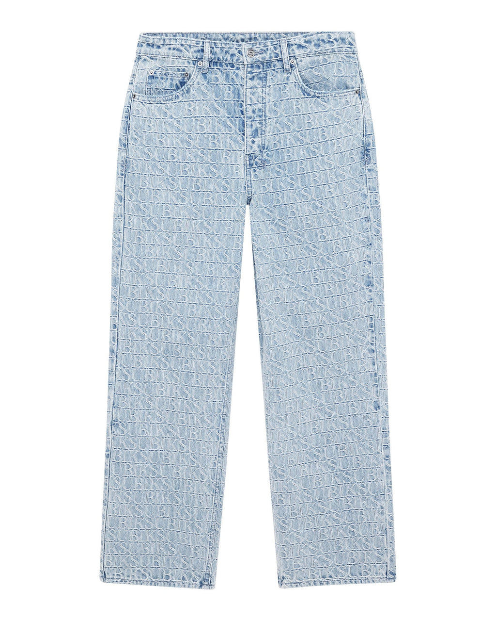 Mens Maxx Tile Baggy Denim Jeans - Denim
