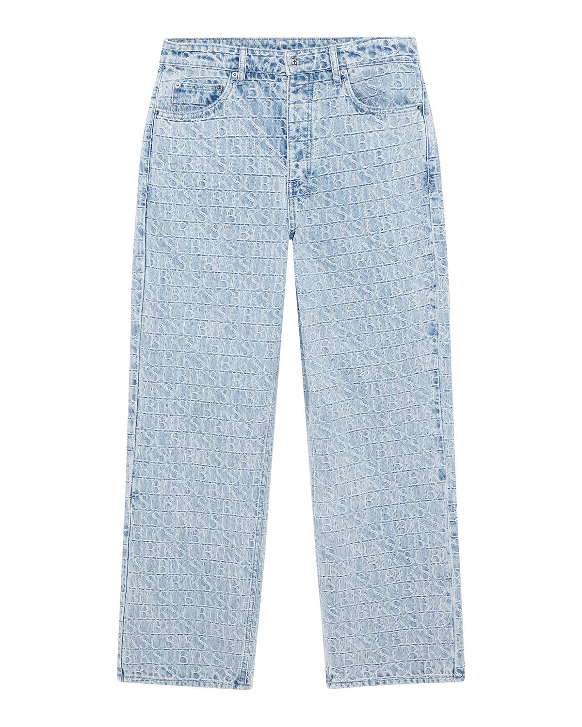 Mens Maxx Tile Baggy Denim Jeans - Denim