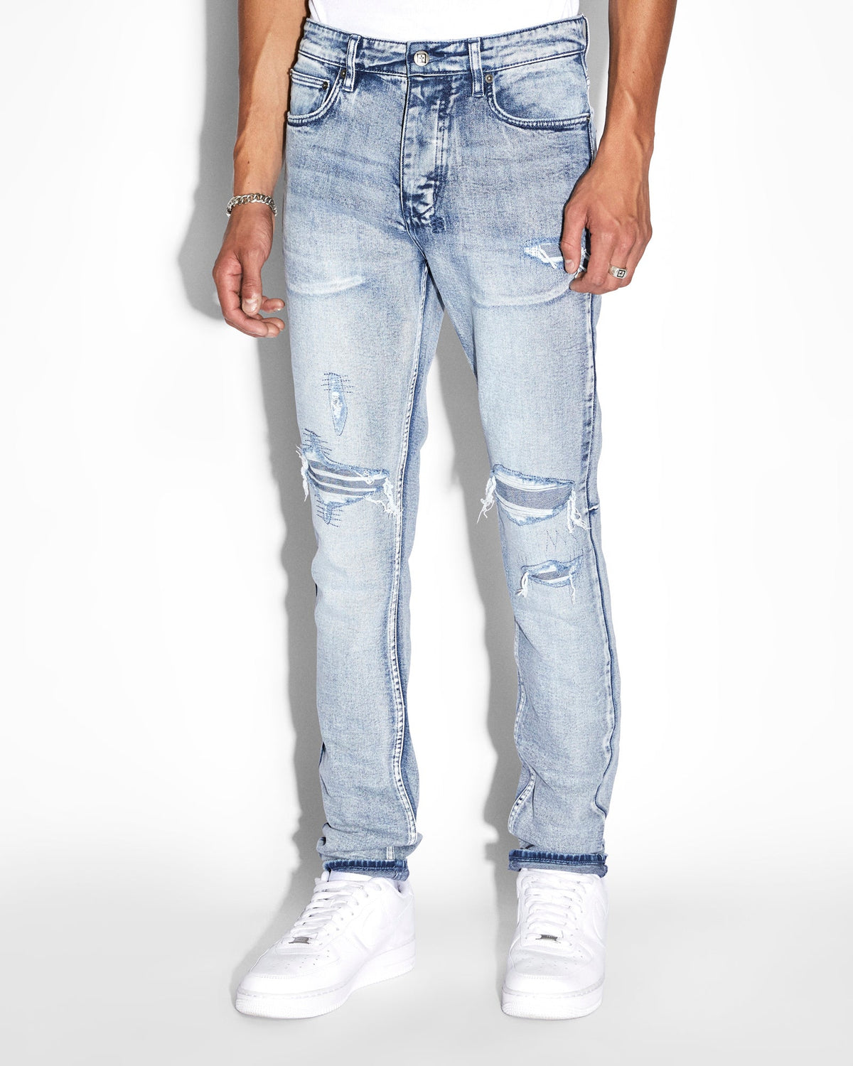 Mens Chitch Rekovery Slim Denim Jeans - Denim