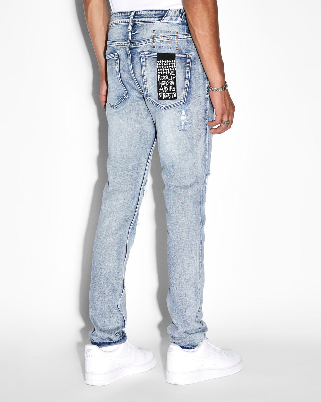 Mens Chitch Rekovery Slim Denim Jeans - Denim