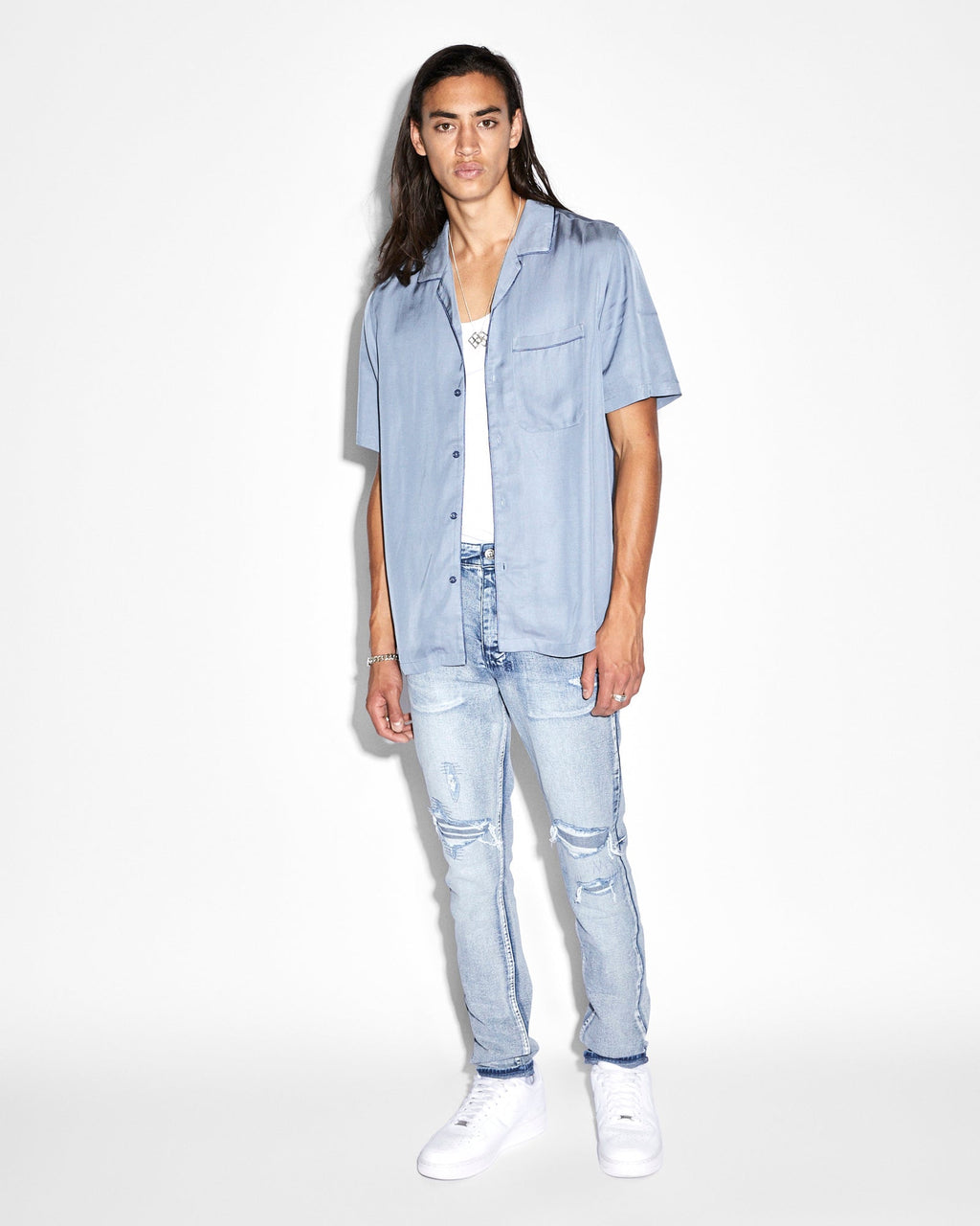 Mens Chitch Rekovery Slim Denim Jeans - Denim