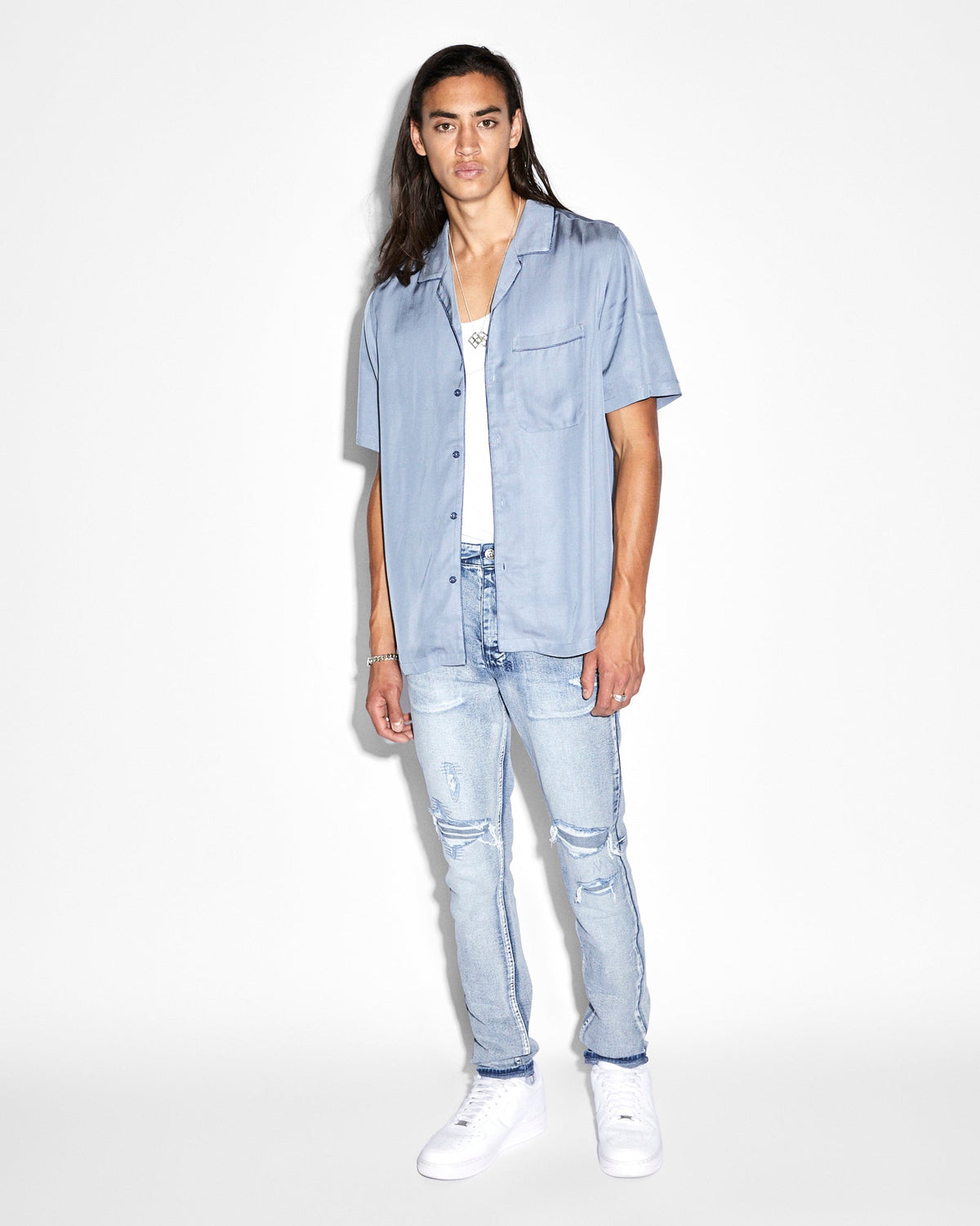 Mens Chitch Rekovery Slim Denim Jeans - Denim