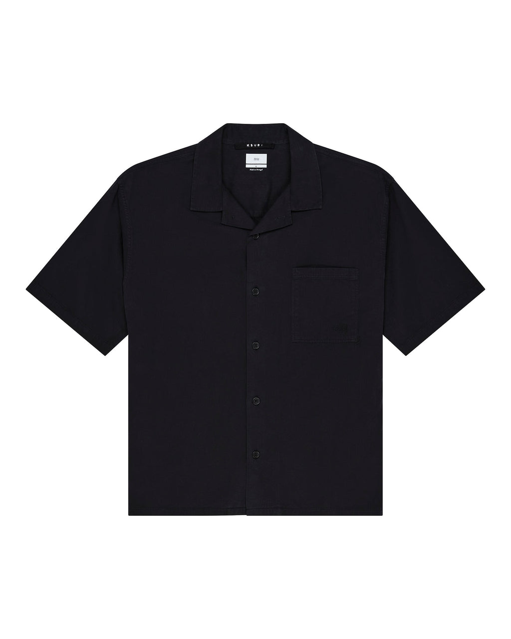 Mens Serpent Diner Ss Shirt Black Regular Shirts - Black