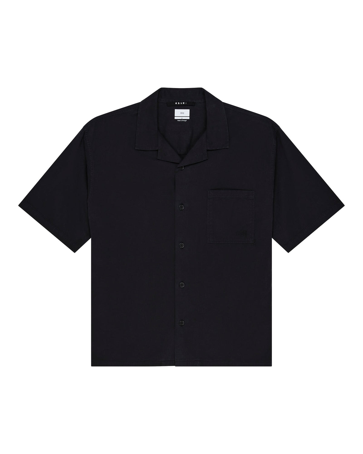 Mens Serpent Diner Ss Shirt Black Regular Shirts - Black