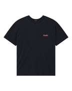 Mens All Day Biggie Ss Tee Red Oversized Tees - Black