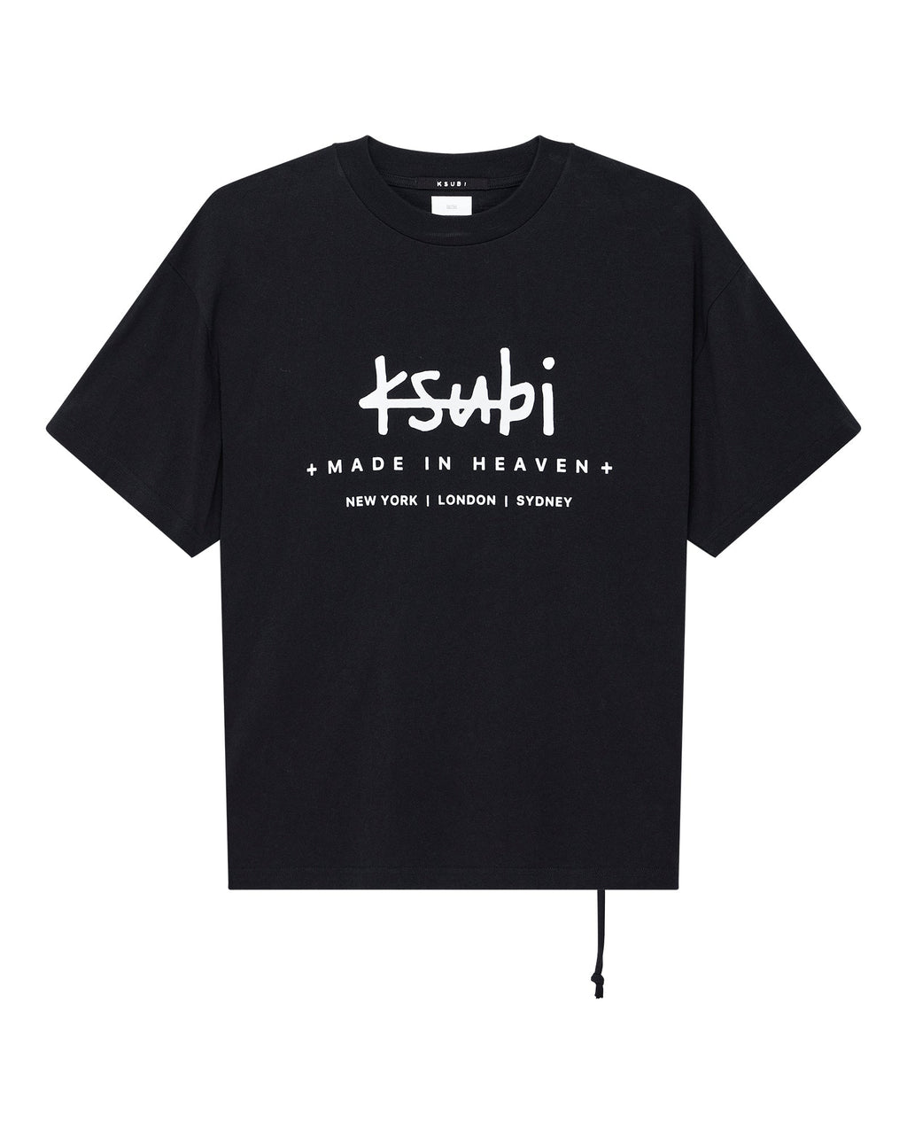 Mens Plated Ekcess Ss Tee Jet Black Oversized Tees - Black