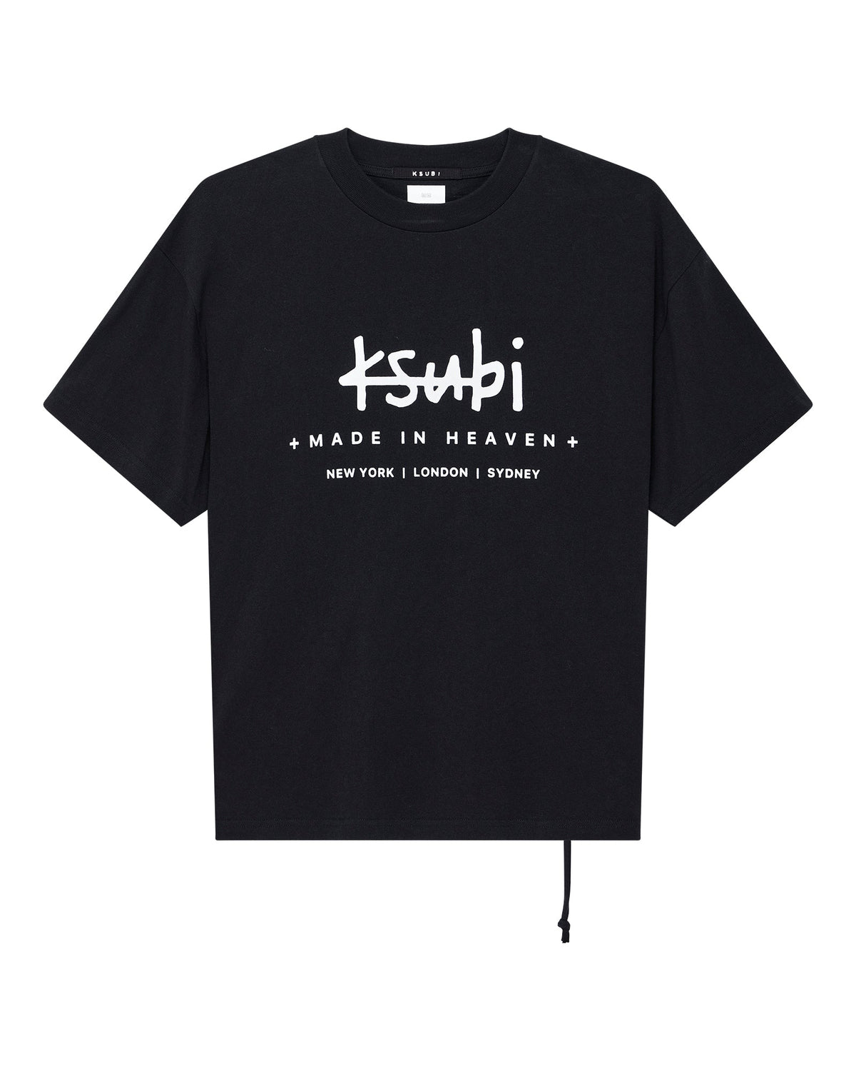 Mens Plated Ekcess Ss Tee Jet Black Oversized Tees - Black