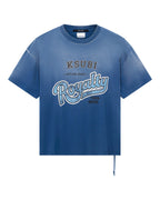 Mens Champions Ekcess Ss Tee Ink Fade Oversized Tees - Navy