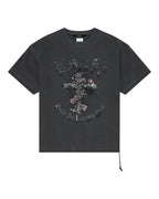 Mens Thorned Ekcess Ss Tee Charcoal Oversized Tees - Grey