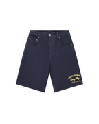 Mens Maxx Short Mechanik Ink Blue Relaxed Walkshorts - Navy