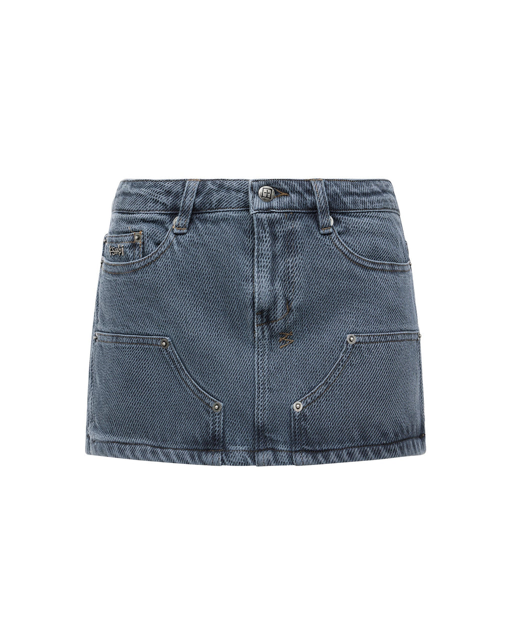 Womens Micro Mini Skirt Exposed Mirage Regular Skirts - Blue