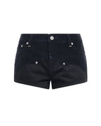 Womens Micro Short Saloon Black Regular Walkshorts - Black