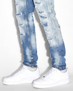 Mens Van Winkle Tektonik Dialled Skinny Denim Jeans - Denim