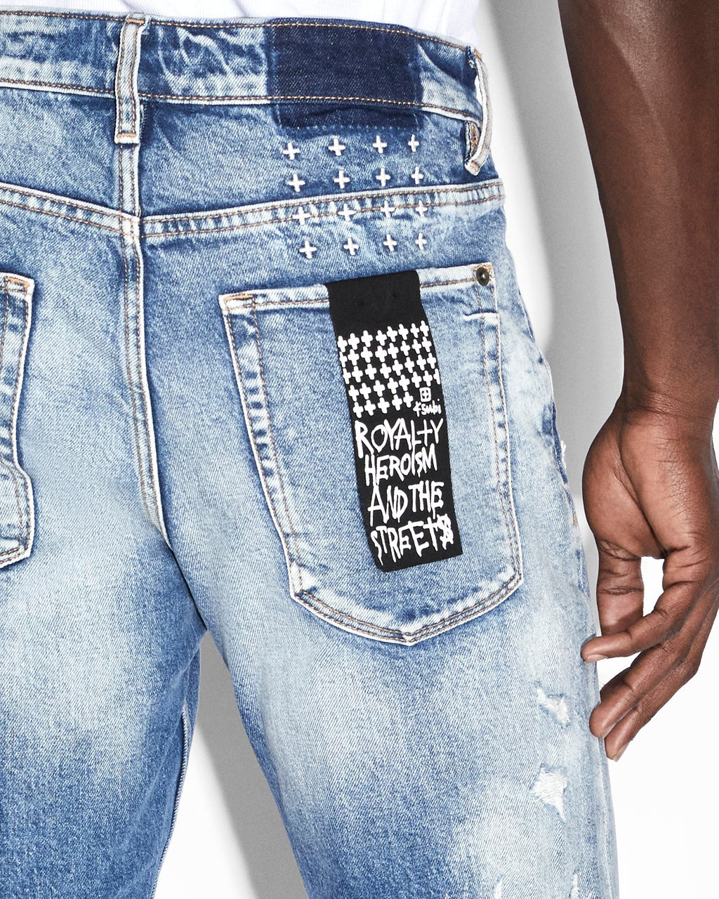 Mens Van Winkle Tektonik Dialled Skinny Denim Jeans - Denim