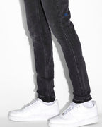 Mens Van Winkle Knight Skinny Denim Jeans - Black