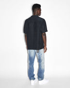 Mens Hazlow Tektonik Straight Denim Jeans - Denim
