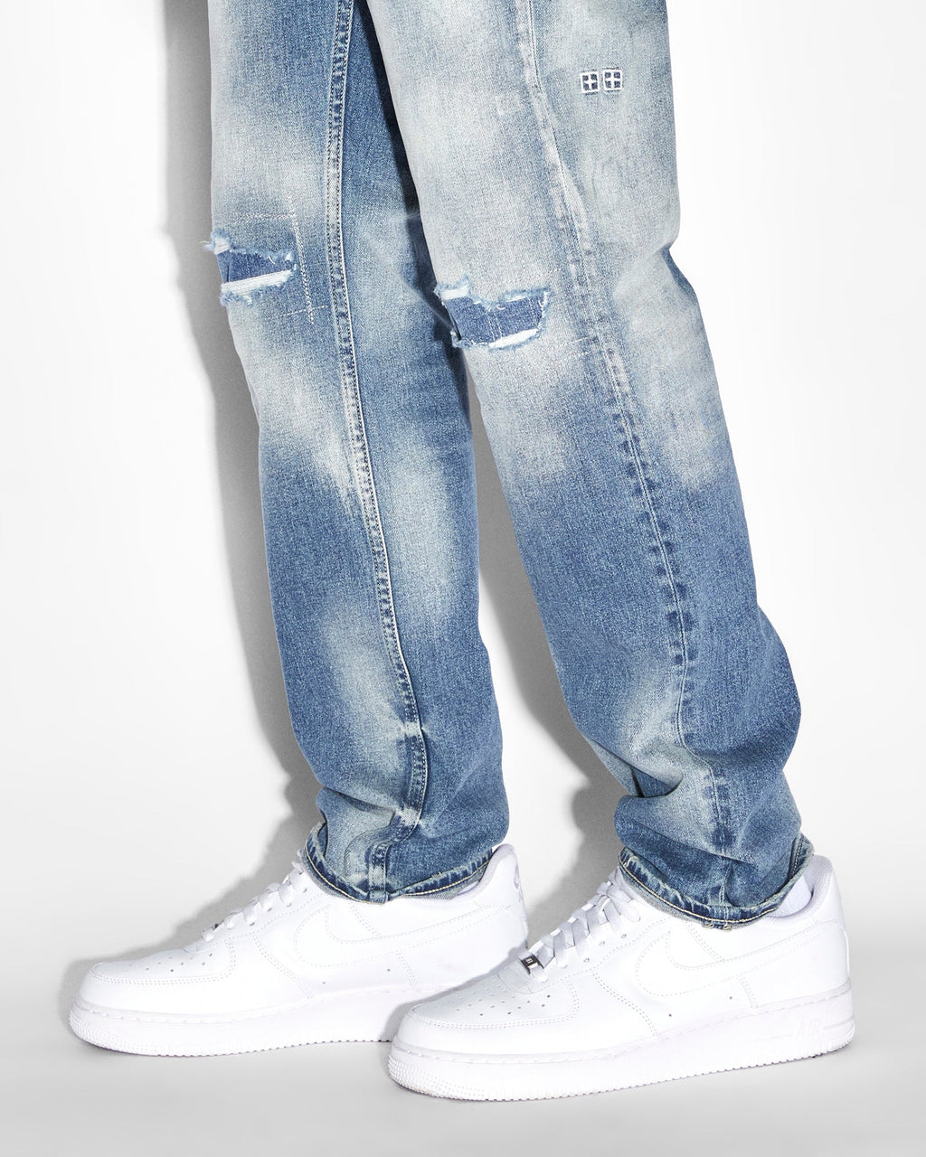 Mens Hazlow Tektonik Straight Denim Jeans - Denim