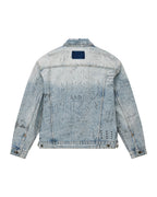 Mens Oh G Jacket Bunker Blue Noize Oversized Jackets - Denim