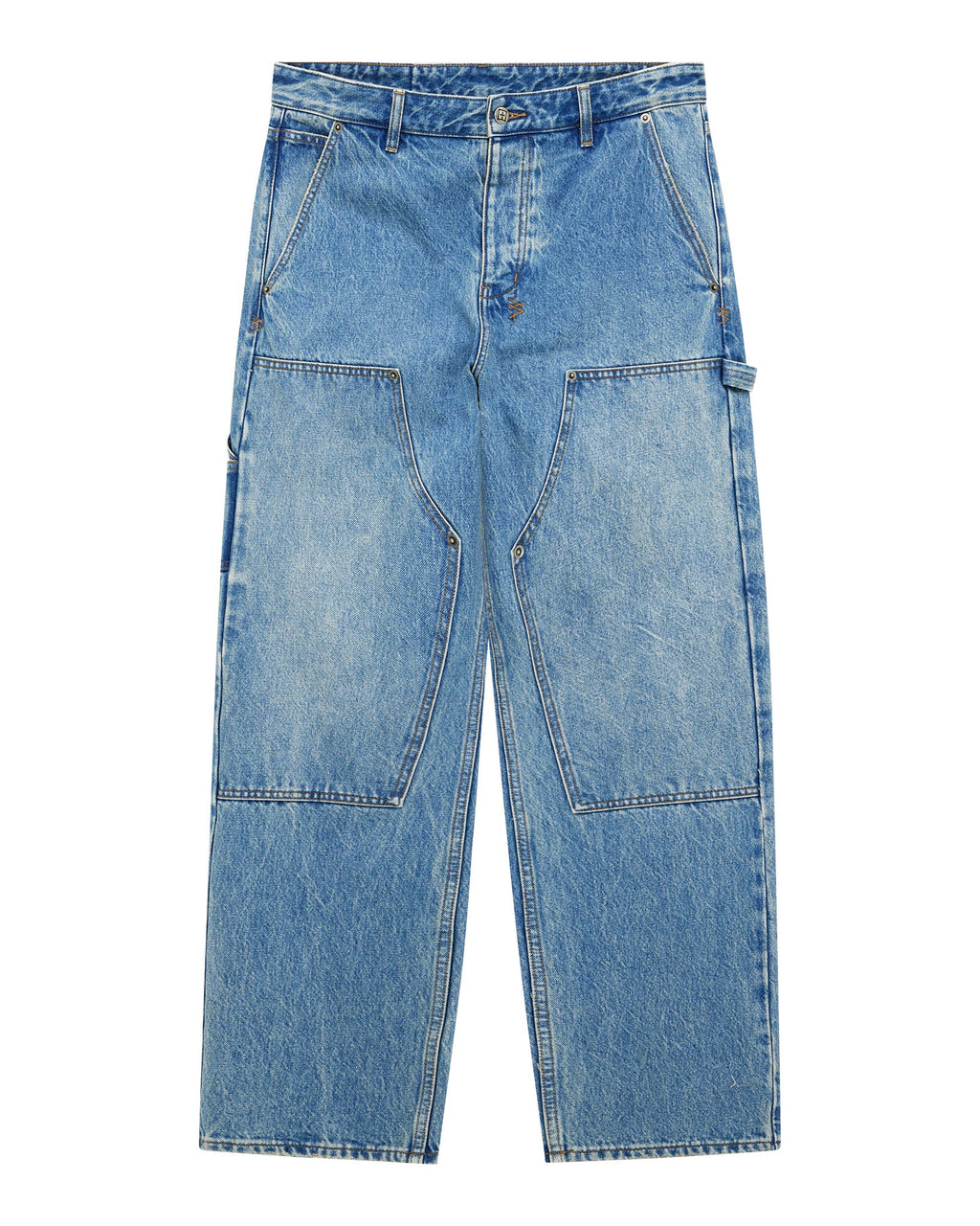 Mens Operator Pant True Relaxed Denim Jeans - Denim