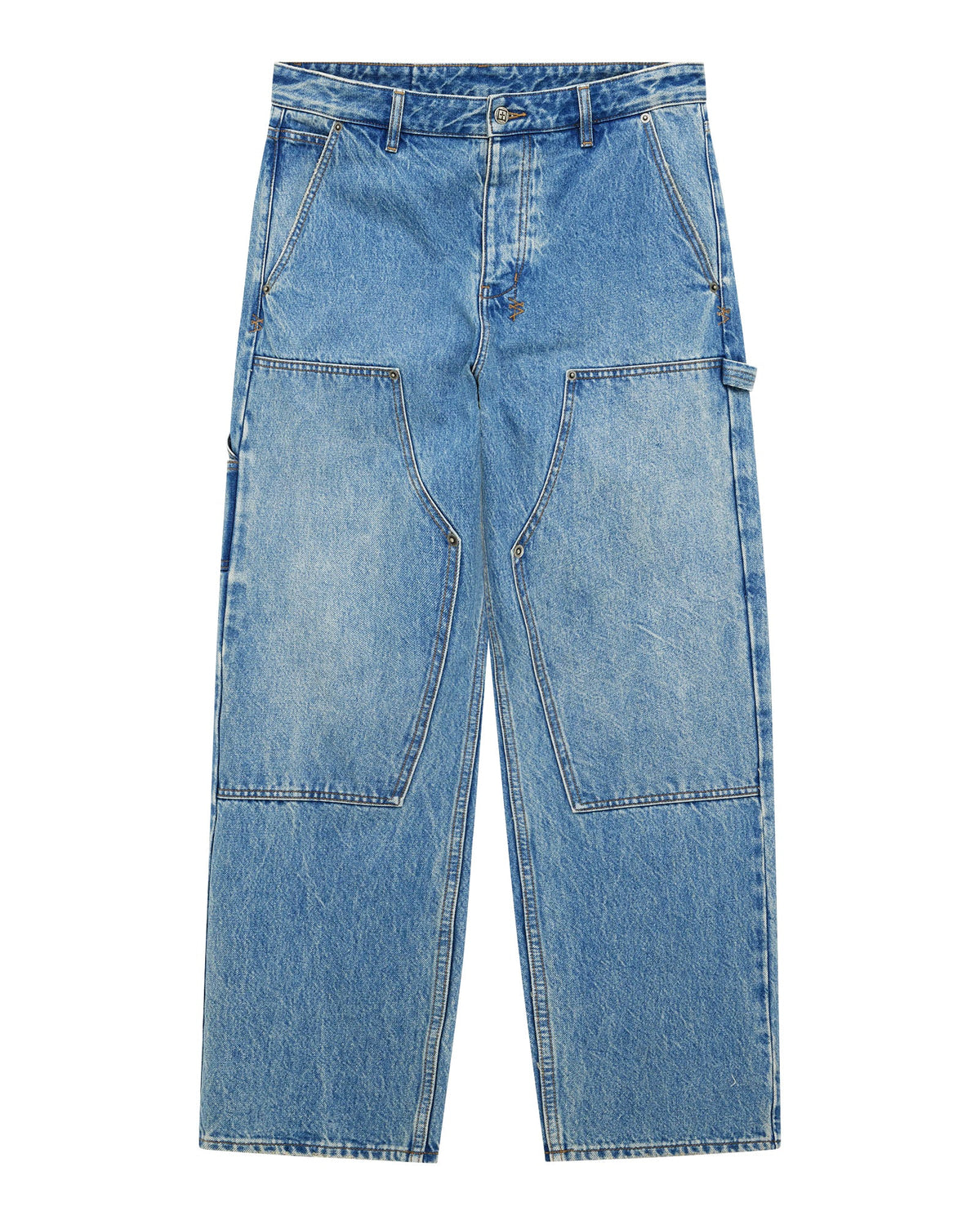 Mens Operator Pant True Relaxed Denim Jeans - Denim
