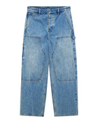 Mens Operator Pant True Relaxed Denim Jeans - Denim
