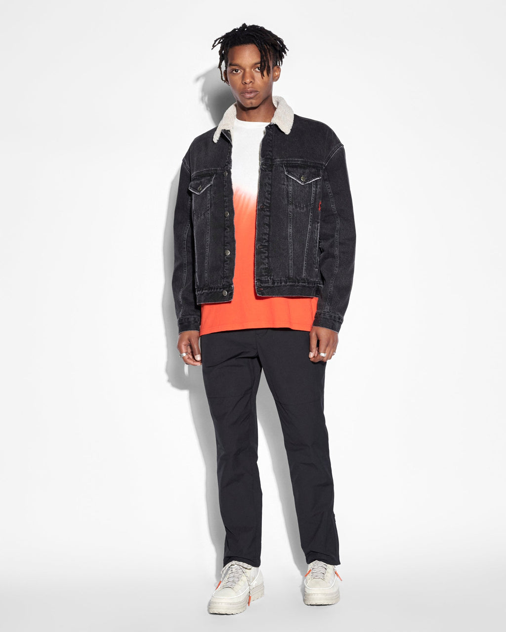 Mens Axiom Pant Jet Black Relaxed Tapered Pants - Black