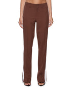 Womens Dare Straight Trouser Chocolate Straight Pants - Brown