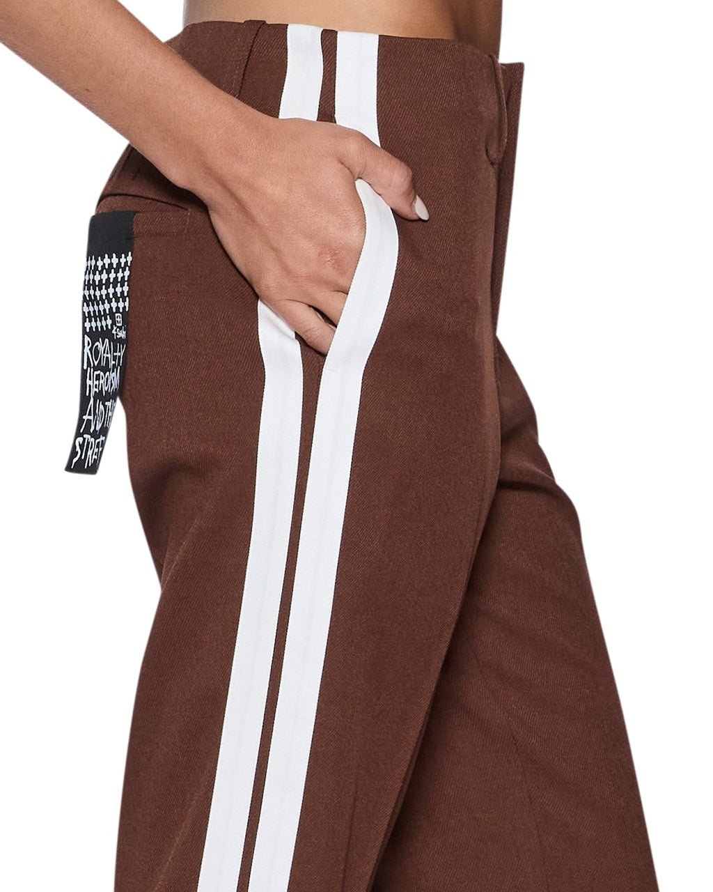 Womens Dare Straight Trouser Chocolate Straight Pants - Brown