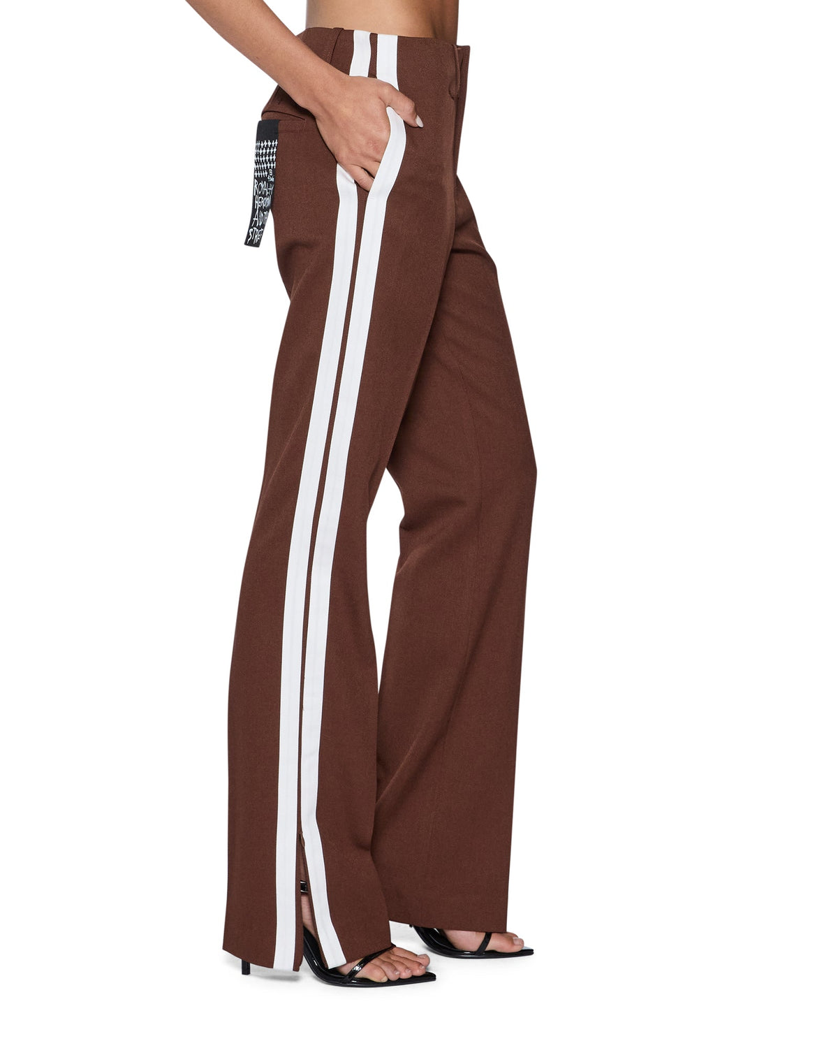 Womens Dare Straight Trouser Chocolate Straight Pants - Brown