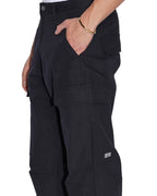Mens Fugitive Cargo Pant Black Straight Pants - Black