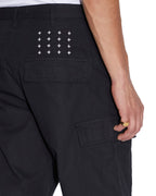 Mens Fugitive Cargo Pant Black Straight Pants - Black