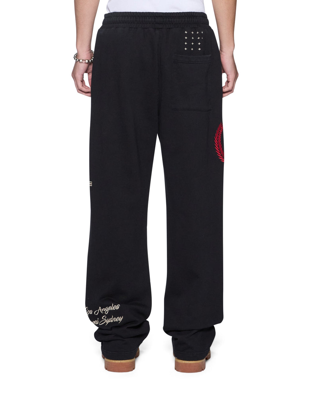 Mens Kball Synthesis Trak Pant Jet Black Regular Pants - Black