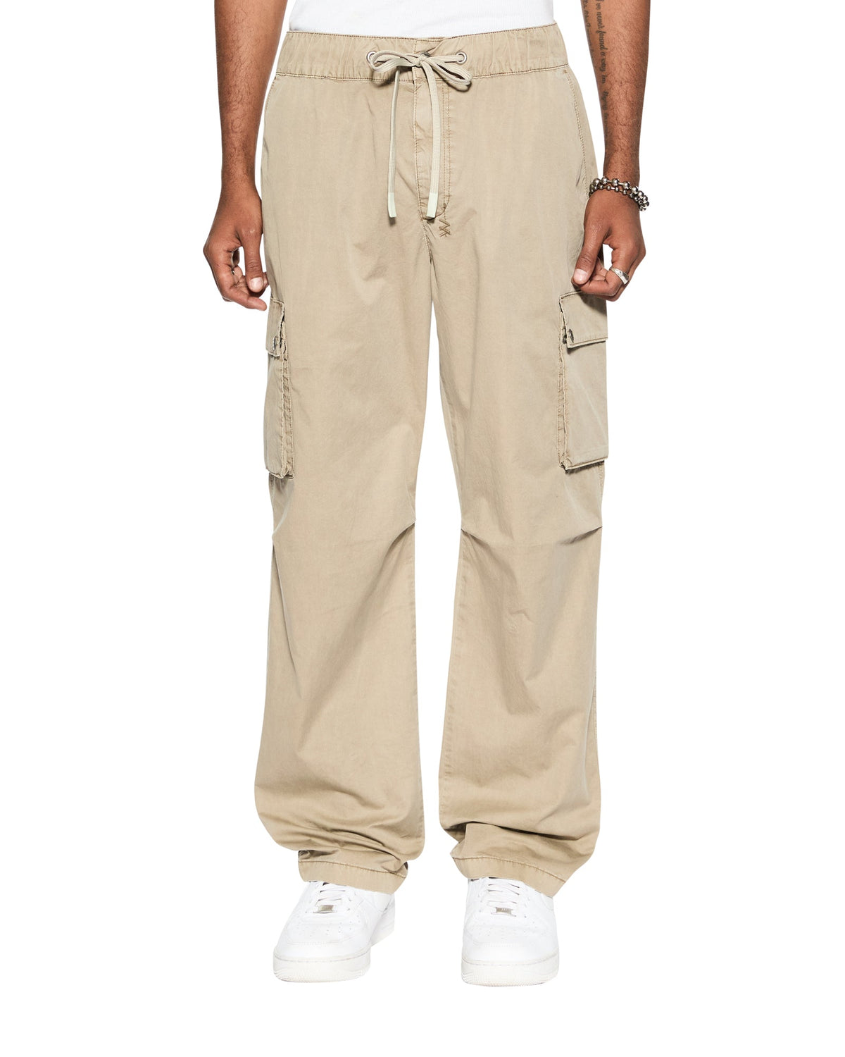 Mens Krush Cargo Pant Fog Relaxed Pants - Tan