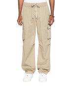 Mens Krush Cargo Pant Fog Relaxed Pants - Tan