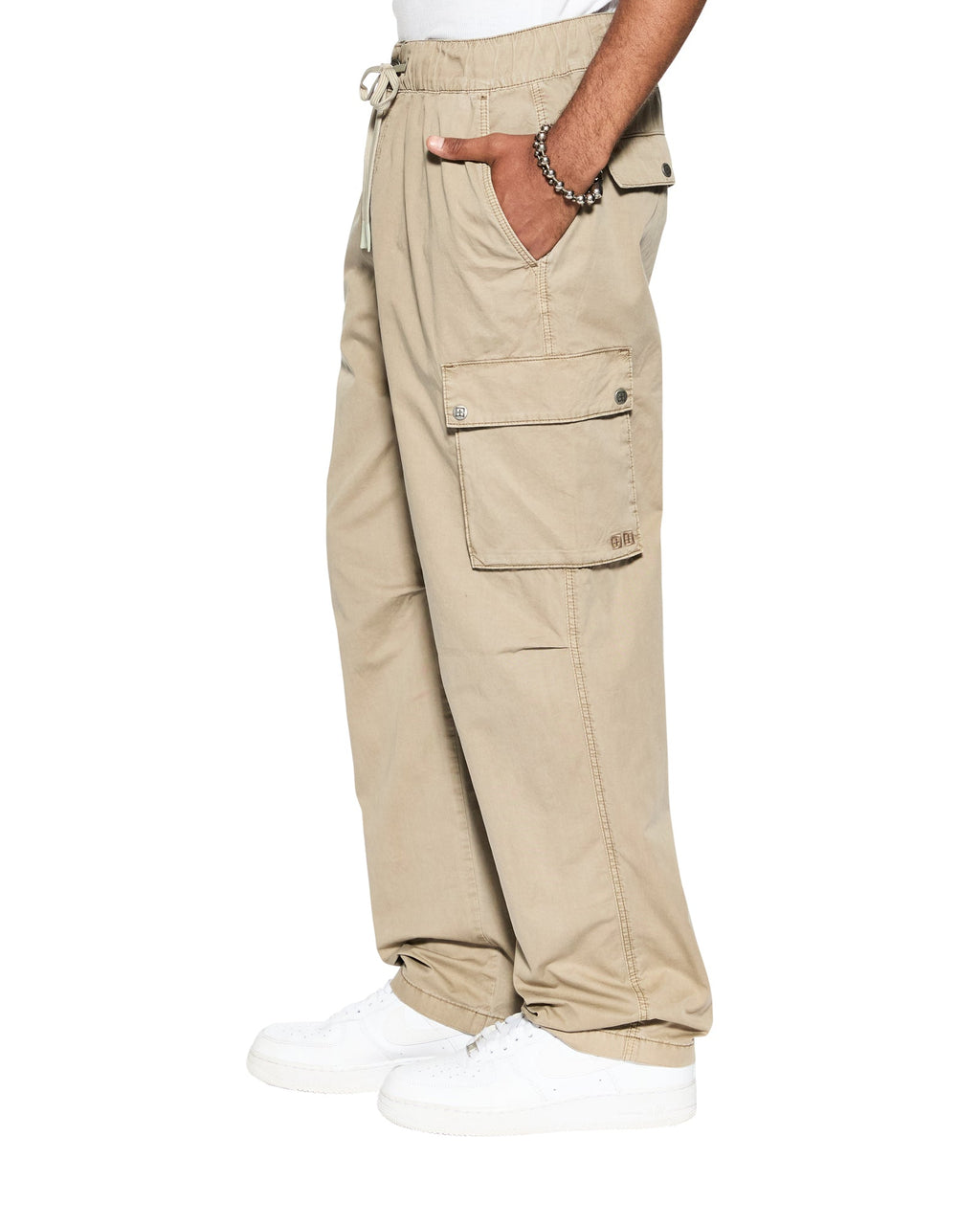 Mens Krush Cargo Pant Fog Relaxed Pants - Tan