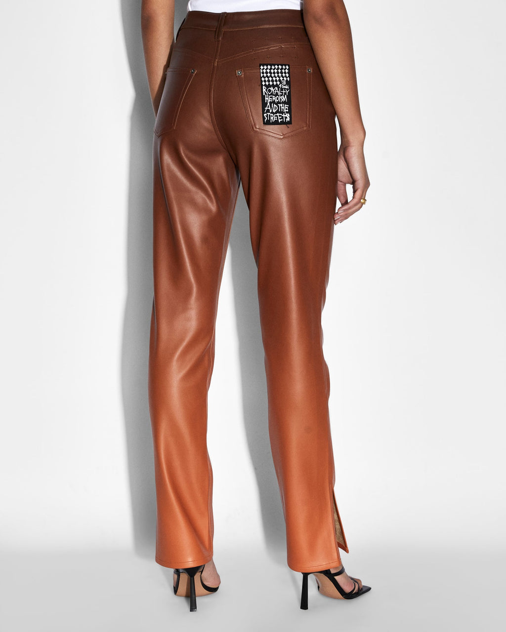 Womens Melrose Pant Sunset Slim Pants - Orange