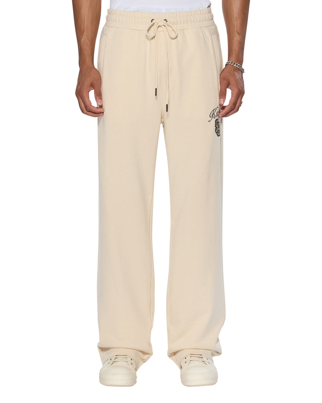 Mens Playoff Synthesis Trak Pant Dusty Desert Relaxed Pants - Tan