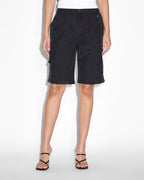 Womens Tactic Cargo Pant Black Relaxed Straight Pants - Black