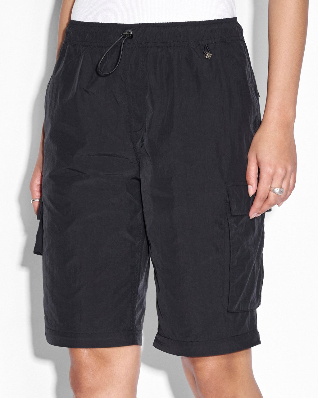 Womens Tactic Cargo Pant Black Relaxed Straight Pants - Black