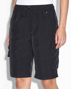 Womens Tactic Cargo Pant Black Relaxed Straight Pants - Black