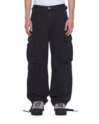 Mens Troop Cargo Pant Black Fade Straight Pants - Black