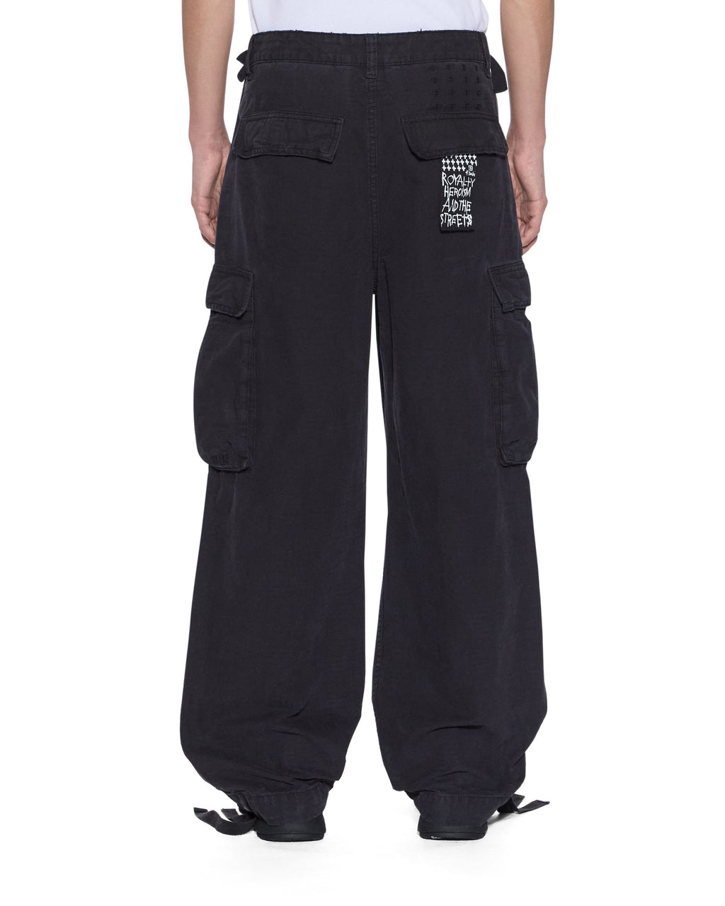 Mens Troop Cargo Pant Black Fade Straight Pants - Black
