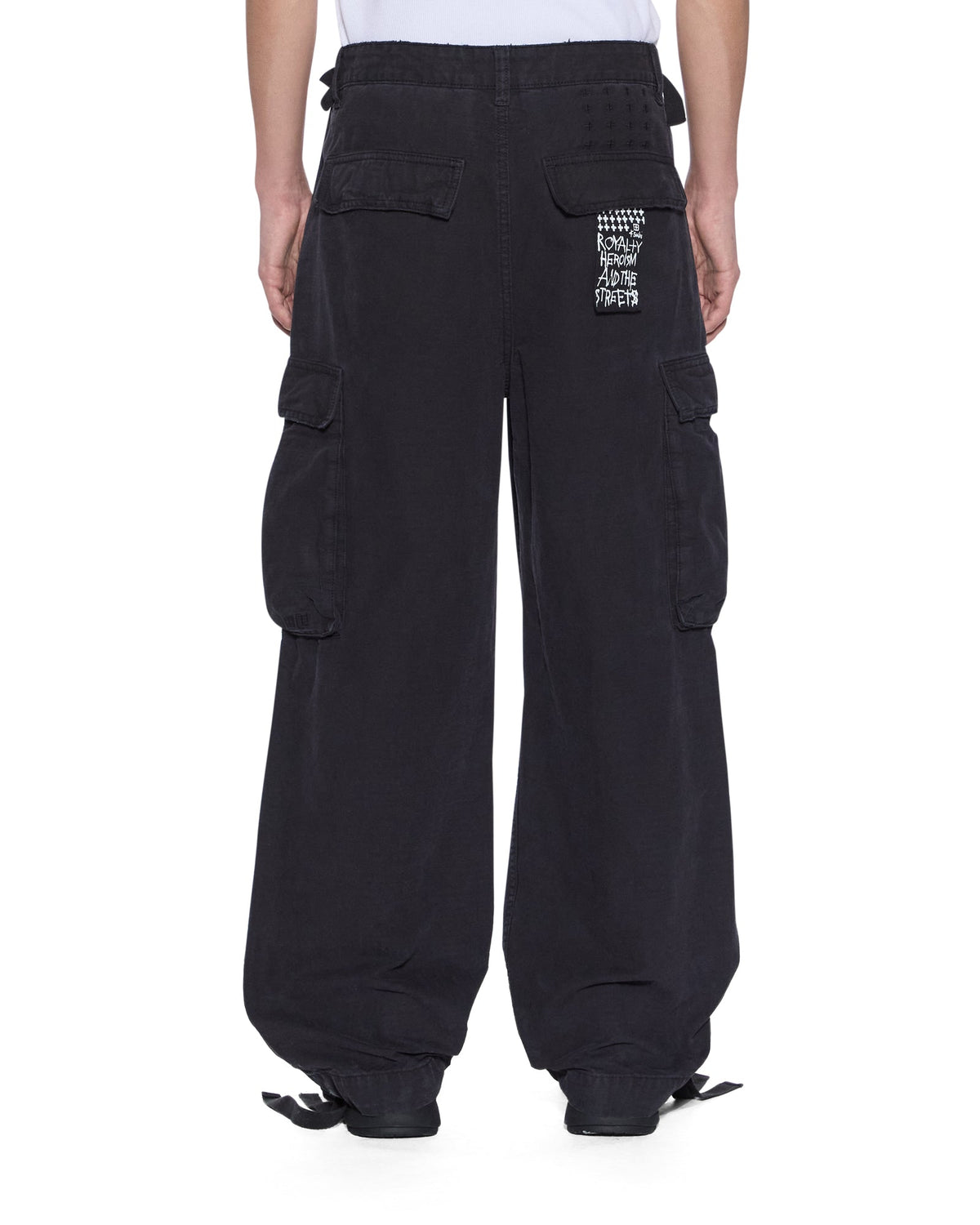Mens Troop Cargo Pant Black Fade Straight Pants - Black