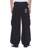 Mens Troop Cargo Pant Black Fade Straight Pants - Black