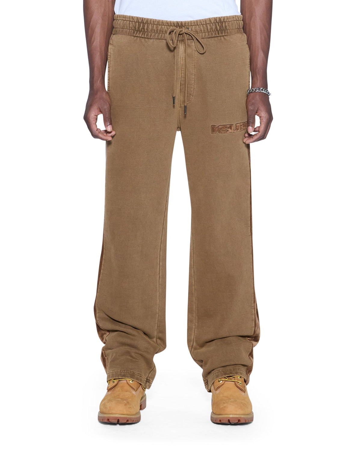 Mens 4x4 Luxe Synthesis Trak Pant Espresso Regular Pants - Brown