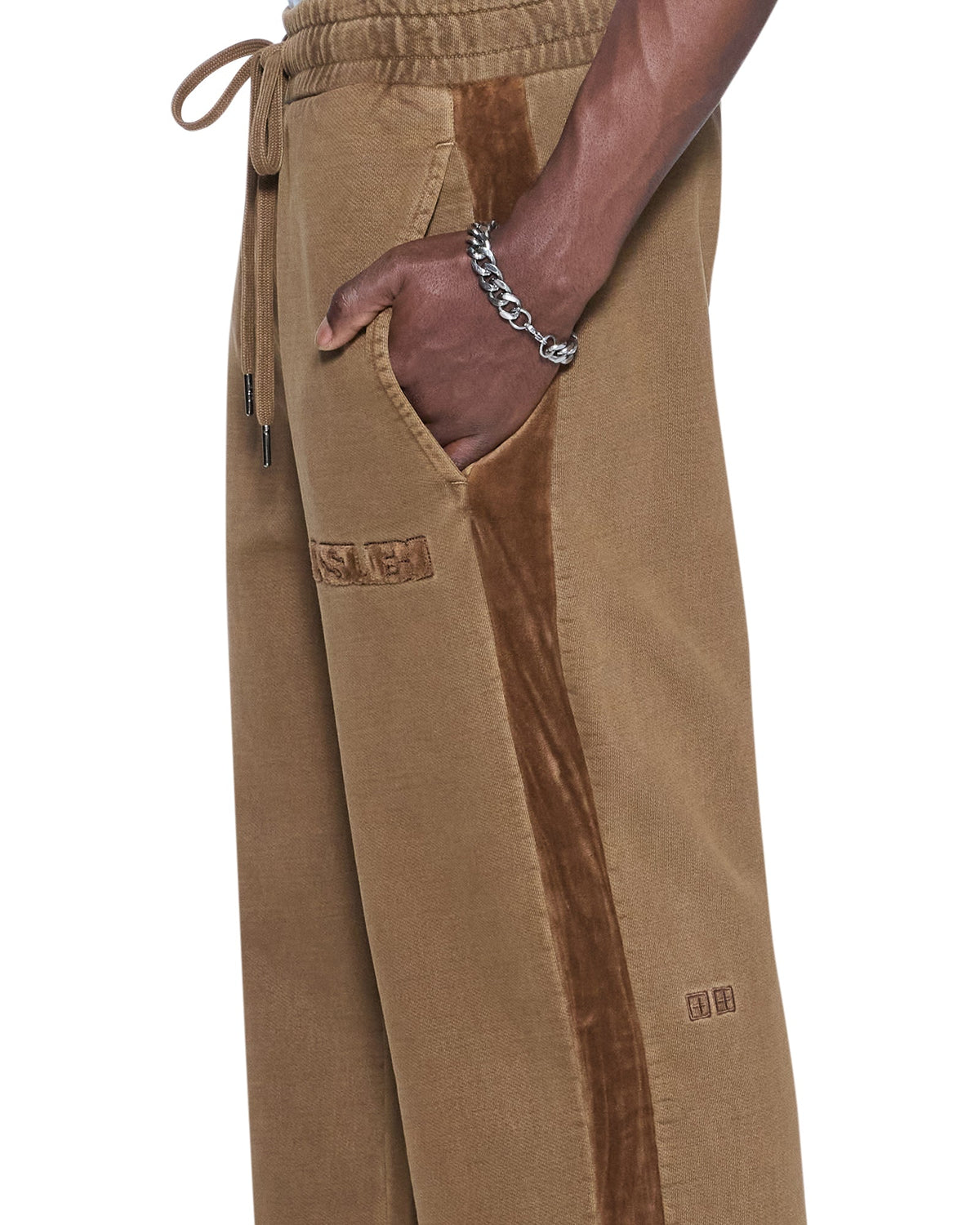 Mens 4x4 Luxe Synthesis Trak Pant Espresso Regular Pants - Brown