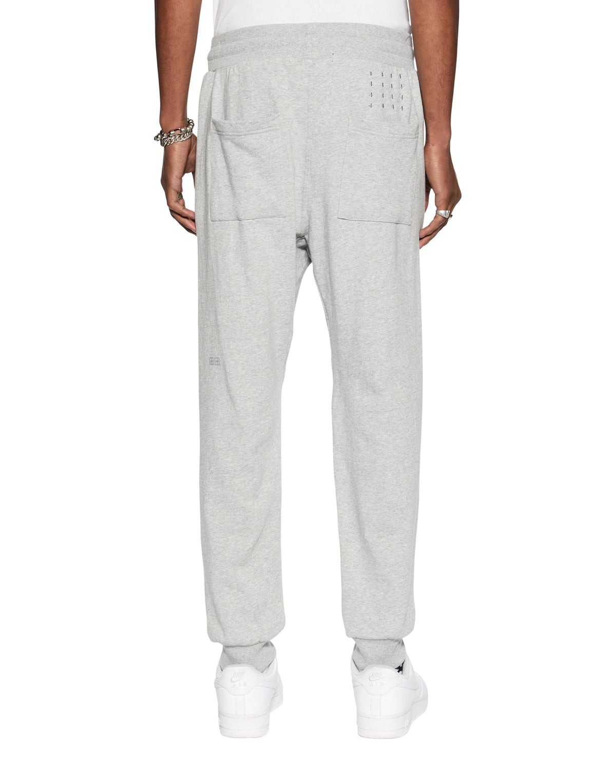Mens 4 X 4 Trak Grey Marle Slim Pants - Grey